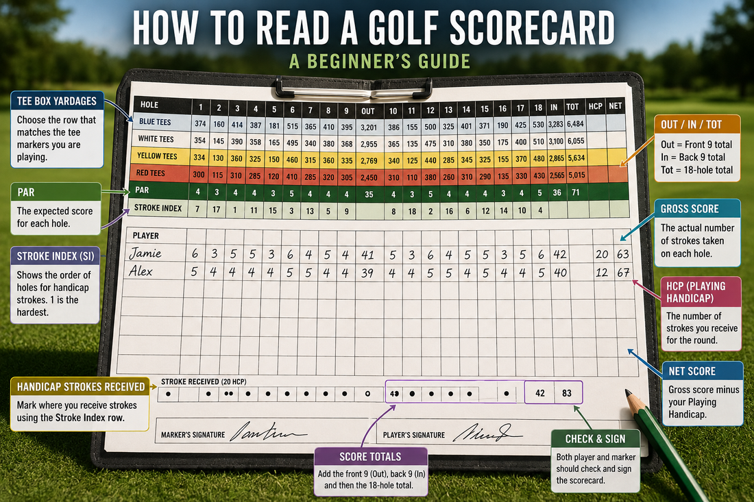 How to Read a Golf Scorecard: A Beginner’s Guide