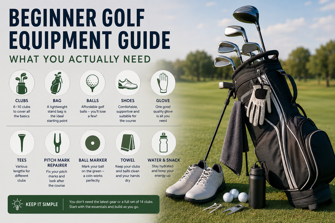Beginner Golf Equipment Guide: What You Actually Need
