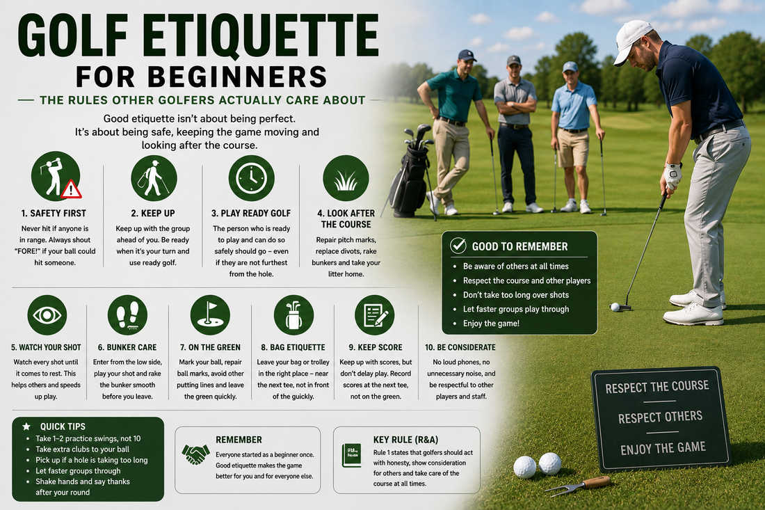Golf Etiquette for Beginners: The Rules Other Golfers Actually Care About