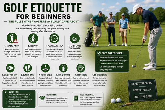 Golf Etiquette for Beginners: The Rules Other Golfers Actually Care About
