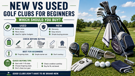 New vs Used Golf Clubs for Beginners: Which Should You Buy?